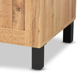 Load image into Gallery viewer, BAXTON STUDIO EXCEL MODERN AND CONTEMPORARY OAK BROWN FINISHED WOOD 2-DOOR STORAGE CABINET
