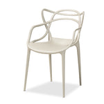 Load image into Gallery viewer, Baxton Studio Landry Modern And Contemporary Beige Finished Polypropylene Plastic 4-Piece Stackable Dining Chair Set
