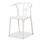 Load image into Gallery viewer, Baxton Studio Warner Modern And Contemporary White Plastic 4-Piece Dining Chair Set
