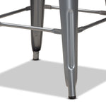 Load image into Gallery viewer, Baxton Studio Horton Modern And Contemporary Industrial Grey Finished Metal 4-Piece Stackable Bar Stool Set
