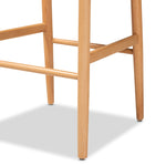 Load image into Gallery viewer, Baxton Studio Paxton Modern And Contemporary Natural Brown Finished Wood 2-Piece Bar Stool Set
