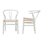 Load image into Gallery viewer, Baxton Studio Paxton Modern White Finished Wood 2-Piece Dining Chair Set
