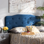 Load image into Gallery viewer, Baxton Studio Gregory Modern And Contemporary Navy Blue Velvet Fabric Upholstered King Size Headboard
