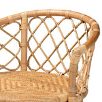 Load image into Gallery viewer, Baxton Studio Orchard Modern Bohemian Natural Brown Rattan Bar Stool
