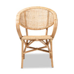 Load image into Gallery viewer, Baxton Studio Varick Modern Bohemian Natural Brown Finished Rattan Dining Chair
