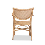 Load image into Gallery viewer, Baxton Studio Damani Modern Bohemian Natural Brown Finished Rattan Dining Chair
