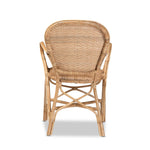 Load image into Gallery viewer, Baxton Studio Genna Modern Bohemian Natural Brown Finished Rattan Dining Chair
