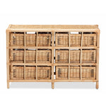 Load image into Gallery viewer, Baxton Studio Dariana Modern Bohemian Natural Brown Rattan 6-Drawer Storage Cabinet
