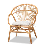 Load image into Gallery viewer, Baxton Studio Benicia Modern Bohemian Natural Brown Rattan Dining Chair
