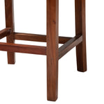 Load image into Gallery viewer, Baxton Studio Racquel Modern Bohemian Natural Rattan And Mahogany Wood Counter Stool
