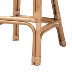 Load image into Gallery viewer, Baxton Studio Neola Modern Bohemian Natural Rattan Bar Stool
