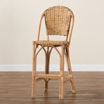 Load image into Gallery viewer, Baxton Studio Neola Modern Bohemian Natural Rattan Bar Stool
