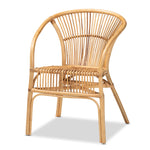 Load image into Gallery viewer, Baxton Studio Murai Modern Bohemian Natural Brown Rattan Dining Chair
