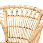 Load image into Gallery viewer, Baxton Studio Kaka Modern Bohemian Natural Brown Rattan Dining Chair
