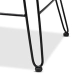 Load image into Gallery viewer, Baxton Studio Garan Modern Bohemian Natural Brown Rattan And Black Metal Counter Stool
