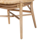 Load image into Gallery viewer, BAXTON STUDIO OSAKA MODERN BOHEMIAN NATURAL BROWN RATTAN DINING CHAIR
