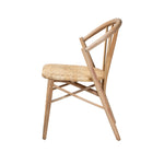 Load image into Gallery viewer, Baxton Studio Kobe Mid-Century Modern Natural Brown Finished Wood And Rattan Dining Chair
