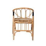 Load image into Gallery viewer, Baxton Studio Cyntia Modern Bohemian Natural Brown Rattan Dining Chair
