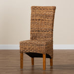 Load image into Gallery viewer, Baxton Studio Trianna Rustic Transitional Natural Seagrass And Brown Finished Wood Dining Chair
