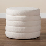 Load image into Gallery viewer, Baxton Studio Tabitha Modern And Contemporary Ivory Boucle Upholstered Storage Ottoman
