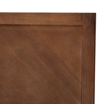 Load image into Gallery viewer, Baxton Studio Terrian Classic And Traditional Ash Walnut Finished Wood Queen Size Headboard
