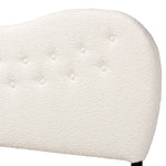 Load image into Gallery viewer, Baxton Studio Brantley Modern Cream Boucle Fabric Queen Size Headboard
