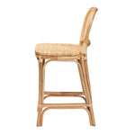 Load image into Gallery viewer, Baxton Studio Adrena Modern Bohemian Natural Brown Rattan Counter Stool
