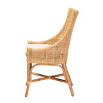 Load image into Gallery viewer, Baxton Studio Bella Modern Bohemian Natural Brown Rattan Dining Chair
