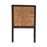 Load image into Gallery viewer, Baxton Studio Joana Modern Bohemian Dark Brown Mahogany Wood And Natural Seagrass Dining Arm Chair
