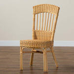 Load image into Gallery viewer, Baxton Studio Barito Modern Bohemian Natural Brown Rattan Dining Chair
