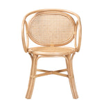 Load image into Gallery viewer, Baxton Studio Palesa Modern Bohemian Natural Brown Rattan Dining Chair
