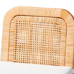 Load image into Gallery viewer, Baxton Studio Zariah Modern Bohemian Natural Brown Rattan And Mahogany Wood Bar Stool
