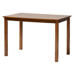 Load image into Gallery viewer, Baxton Studio Deanna Modern Grey Fabric And Walnut Brown Finished Wood 5-Piece Dining Set
