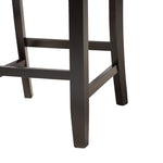 Load image into Gallery viewer, Baxton Studio Florencia Modern Grey Fabric And Espresso Brown Finished Wood 2-Piece Counter Stool Set
