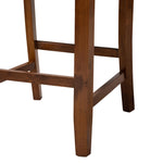 Load image into Gallery viewer, Baxton Studio Florencia Modern Grey Fabric And Walnut Brown Finished Wood 2-Piece Counter Stool Set
