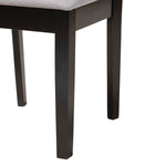 Load image into Gallery viewer, Baxton Studio Genesis Modern Grey Fabric And Dark Brown Finished Wood 6-Piece Dining Set
