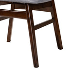 Load image into Gallery viewer, Baxton Studio Ulyana Mid-Century Grey Fabric And Dirty Oak Finished Wood 2-Piece Dining Chair Set
