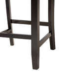 Load image into Gallery viewer, Baxton Studio Olympia Modern Grey Fabric And Espresso Brown Finished Wood 2-Piece Counter Stool Set
