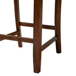 Load image into Gallery viewer, Baxton Studio Genesis Modern Grey Fabric And Walnut Brown Finished Wood 5-Piece Pub Set
