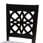 Load image into Gallery viewer, Baxton Studio Abigail Modern Grey Fabric And Dark Brown Finished Wood 7-Piece Dining Set
