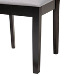 Load image into Gallery viewer, Baxton Studio Abigail Modern Grey Fabric And Dark Brown Finished Wood 7-Piece Dining Set
