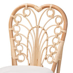 Load image into Gallery viewer, Baxton Studio Jerica Modern Bohemian Natural Brown Rattan Dining Chair
