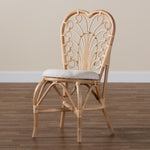 Load image into Gallery viewer, Baxton Studio Jerica Modern Bohemian Natural Brown Rattan Dining Chair
