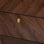 Load image into Gallery viewer, Baxton Studio Markell Mid-Century Transitional Walnut Brown Finished Wood 2-Drawer Nightstand
