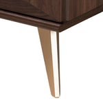 Load image into Gallery viewer, Baxton Studio Graceland Mid-Century Modern Transitional Walnut Brown Finished Wood 2-Drawer Nightstand
