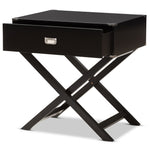 Load image into Gallery viewer, Baxton Studio Curtice Modern And Contemporary 1-Drawer Wooden Bedside Table
