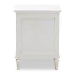 Load image into Gallery viewer, Baxton Studio Venezia French-Inspired Rustic Whitewash Wood 3-Drawer Nightstand
