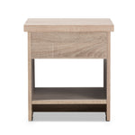 Load image into Gallery viewer, BAXTON STUDIO JAMIE MODERN AND CONTEMPORARY TWO-TONE OAK AND GREY WOOD 1-DRAWER 1-SHELF NIGHTSTAND
