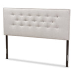 Load image into Gallery viewer, Baxton Studio Windsor Modern And Contemporary Greyish Beige Fabric Upholstered Full Size Headboard
