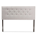 Load image into Gallery viewer, Baxton Studio Windsor Modern And Contemporary Greyish Beige Fabric Upholstered Full Size Headboard
